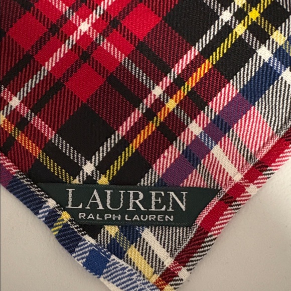 Lauren Ralph Lauren Set of 4 Tartan Plaid Dinner Napkins - Picture 7 of 7